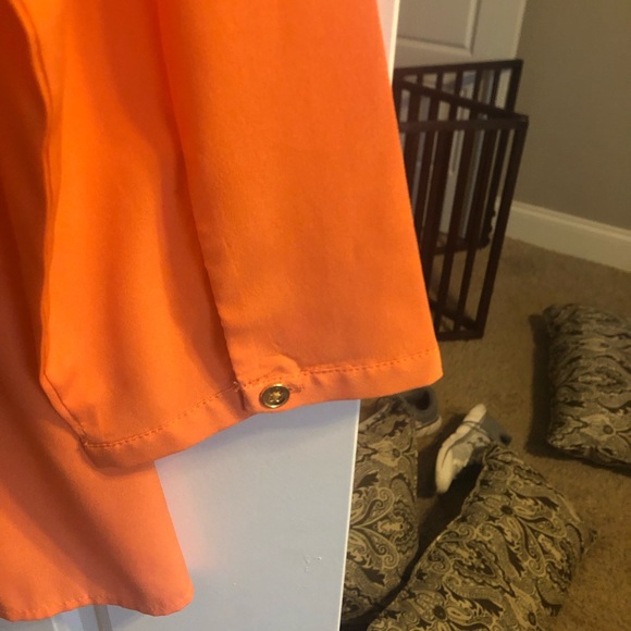 Banana Republic Orange blouse - Picture 3 of 7